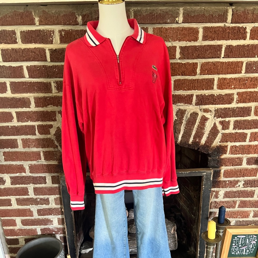 VINTAGE men's izod sport 1/4 zip sweatshirt